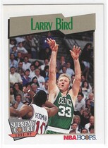 1991 NBA Hoops Base Set #451 Larry Bird