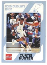 1989 Collegiate Collection North Carolina #172 Curtis Hunter