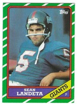 1986 Topps Base Set #154 Sean Landeta