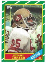 1986 Topps Base Set #165 Michael Carter