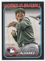 2024 Topps Women in Baseball Black #WIB-1 Veronica Alvarez