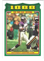 1988 Topps 1000 Yard Club #12 Anthony Carter