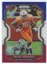 2020 Panini Prizm Prizm Red White & Blue #304 Jauan Jennings