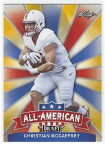 2017 Leaf Draft All-American Gold #AA-04 Christian Mccaffrey