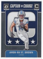 2024 Donruss Optic Captain In Charge #5 Amon-Ra St. Brown