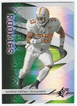 2008 SPx Green Holofoil Rookies #113 Jonathan Hefney
