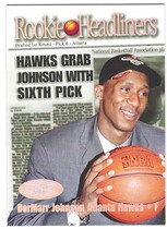 2000 NBA Hoops Rookie Headliners #8RH DerMarr Johnson