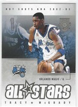 2002 Fleer Hot Shots #163 Tracy McGrady