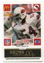 1986 McDonalds All Stars Black #54 E.J. Junior