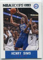 2015 Panini NBA Hoops #161 Henry Sims