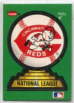 1988 Fleer Team Logo Stickers #21 Reds