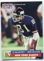 1991 Pro Set Base Set #812 Ed McCaffrey