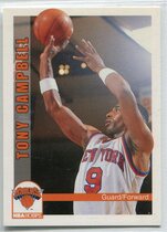 1992 NBA Hoops Base Set #434 Tony Campbell