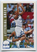 1992 NBA Hoops Base Set #440 Litterial Green