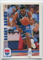 1992 NBA Hoops Base Set #460 Randy Brown