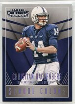2016 Panini Contenders Draft Picks School Colors #10 Christian Hackenberg