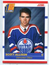 1990 Score Base Set #424 Scott Allison