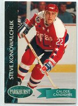 1992 Parkhurst Base Set #202 Steve Konowalchuk