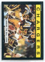 1985 Topps Base Set #367 SD Chargers