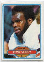 1980 Topps Base Set #462 Revie Sorey