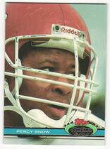 1991 Stadium Club Base Set #464 Percy Snow