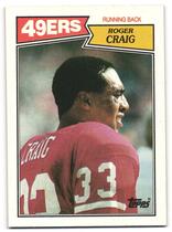 1987 Topps Base Set #113 Roger Craig