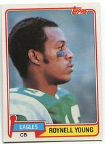 1981 Topps Base Set #72 Roynell Young