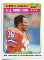 1981 Topps Base Set #336 Bill Thompson