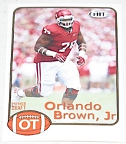 2018 SAGE Hit Premier Draft Low Series #9 Orlando Brown Jr.