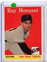 1958 Topps Base Set #447 Ray Monzant