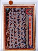 1957 Topps Base Set #270 Senators Team