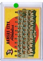 1959 Topps Base Set #172 Athletics Checklist