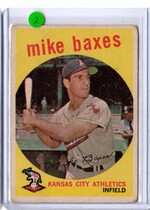 1959 Topps Base Set #381 Mike Baxes