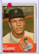 1963 Topps Base Set #224 Mike Roarke