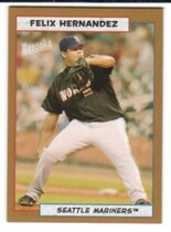 2005 Topps Bazooka Gold Chunks #186 Felix Hernandez