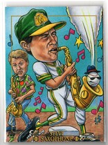 1993 Cardtoons #61 Steve Saxophone