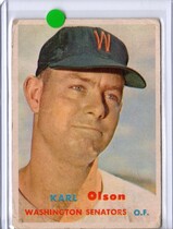 1957 Topps Base Set #153 Karl Olson