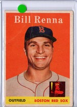 1958 Topps Base Set #473 Bill Renna