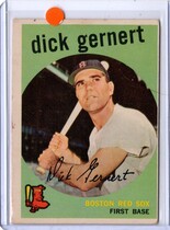 1959 Topps Base Set #13 Dick Gernert