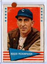 1961 Fleer Base Set #132 Roger Peckinpaugh