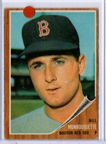 1962 Topps Base Set #580 Bill Monbouquette