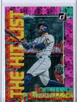 2022 Donruss The Hit List Pink Fireworks #THL-10 Jose Altuve