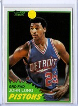 1981 Topps Base Set #MW83 John Long