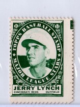 1961 Topps Stamps Inserts #19 Jerry Lynch