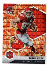 2021 Panini Mosaic Reactive Orange #4 Travis Kelce