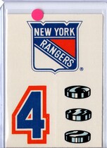 1985 Topps Sticker Inserts #17 New York Rangers