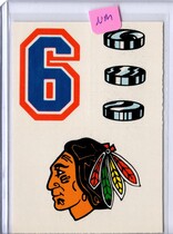 1985 Topps Sticker Inserts #21 Chicago Blackhawks