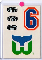 1985 Topps Sticker Inserts #25 Hartford Whalers
