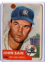1953 Topps Base Set #119 Johnny Sain