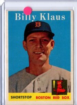1958 Topps Base Set #89 Billy Klaus